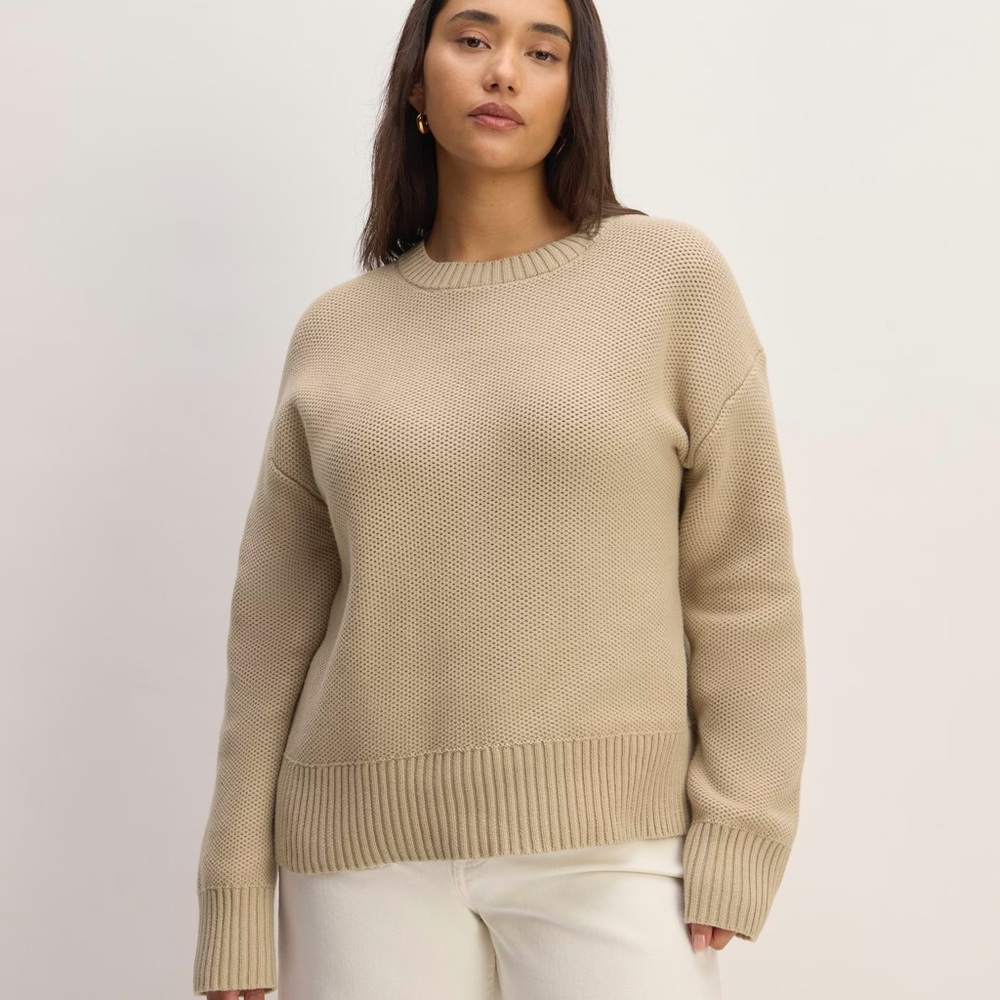 Everlane - The Cotton Honeycomb Square Crew